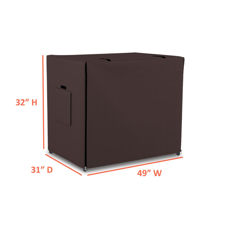 Image showcasing Tucker Murphy Pet™ Heavy-Duty Indoor/Outdoor Waterproof Dog Crate Cover ...